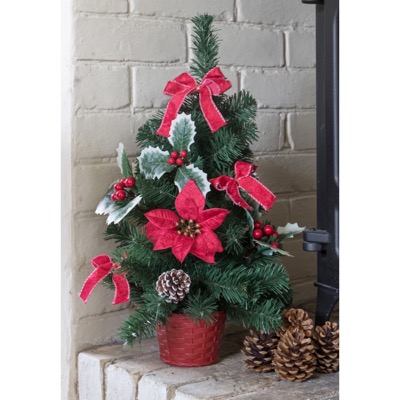 Poinsettia Table Tree Poinsettia Table Tree