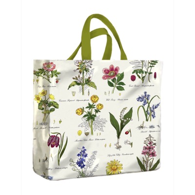 Botanic Garden PVC Medium Gusset Bag Botanic Garden PVC Medium Gusset Bag
