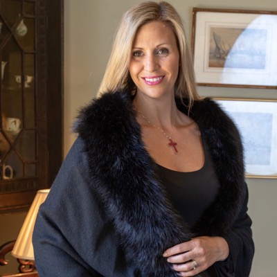 Black Faux Fur Trimmed Wrap Black Faux Fur Trimmed Wrap